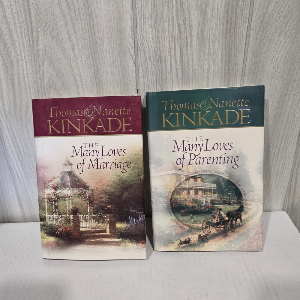 Thomas Kinkade Books Set The Many Loves of Marriage Loves of Parenting